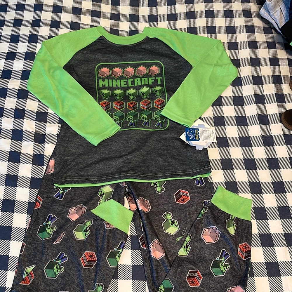 Minecraft pajamas
